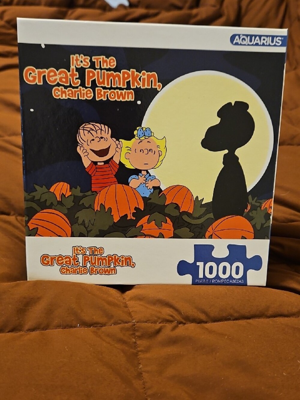 It's The Great Pumpkin Charlie Brown 1000 Piece Jigsaw Puzzle by Aquarius